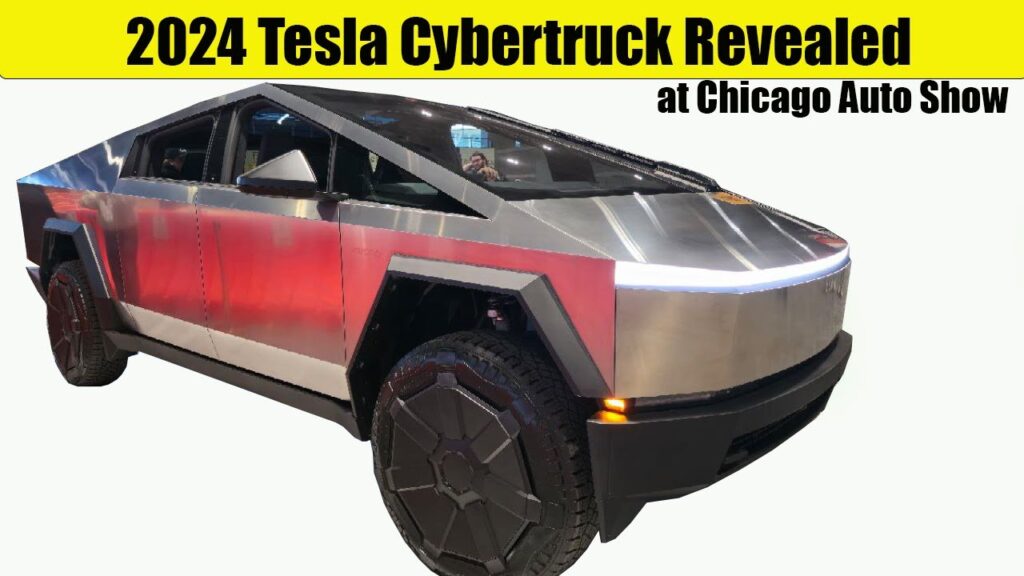 2024 Tesla Cybertruck: Every Detail Explored at Chicago Auto Show (4K)