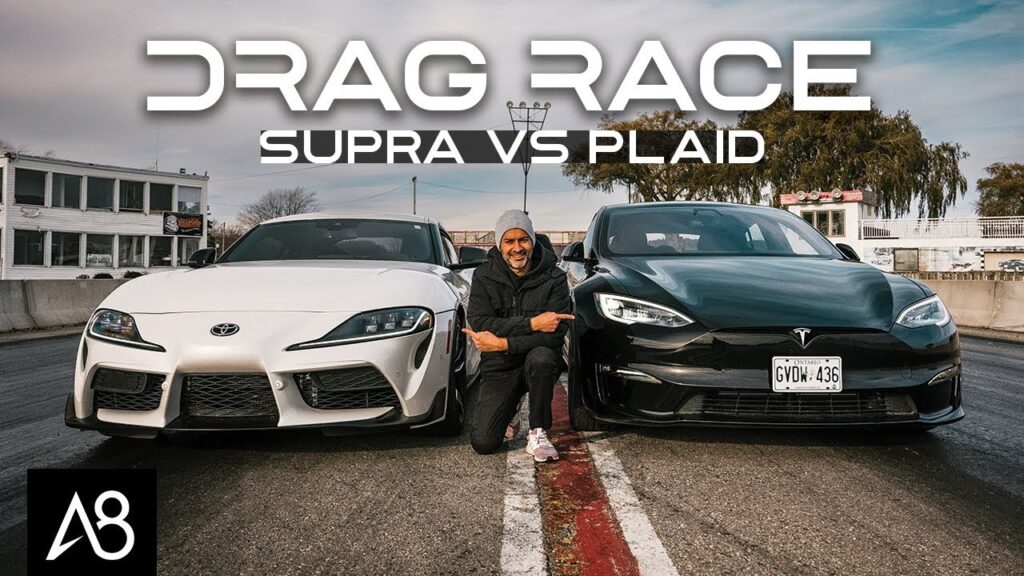 Tesla Model S Plaid vs Toyota GR Supra (TUNED 600HP) | DRAG RACE
