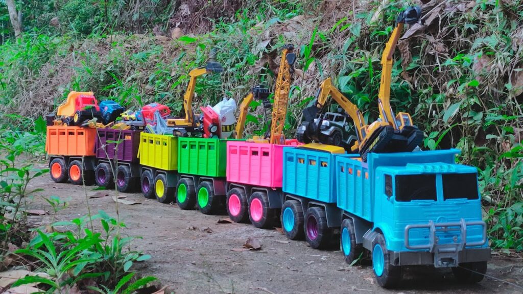 A Box Full of Toy Cars from Various Brands