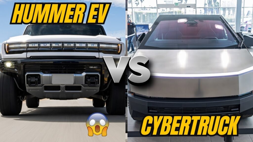 Cybertruck vs Hummer EV: Drag Race Showdown