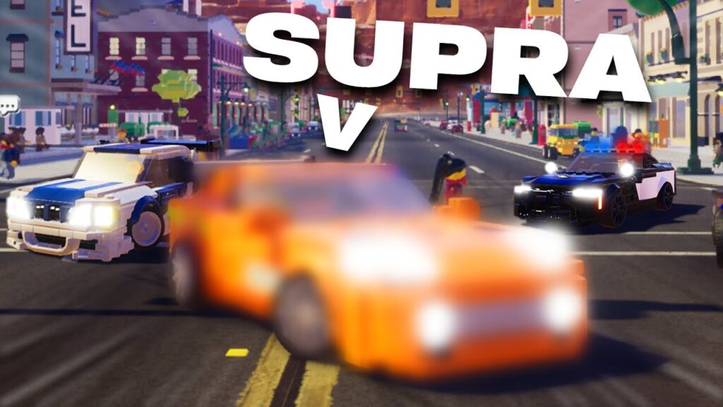 LEGO 2K Drive: Customizing and Racing Popular Cars like the Toyota Supra and Tesla Cybertruck