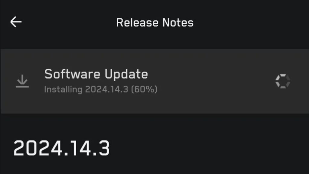 Tesla Cybertruck receives software update 2024.14.3
