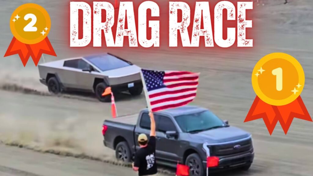 Lightning Strikes: Ford F-150 Beats Tesla Cybertruck in Sand Drag Race