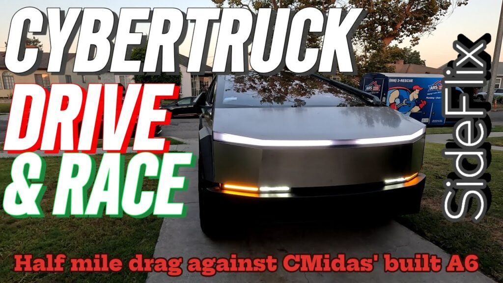Electrifying Meetup: Cybertruck Collides With The @cmidas3396 A6 3.0t On Sideflix!