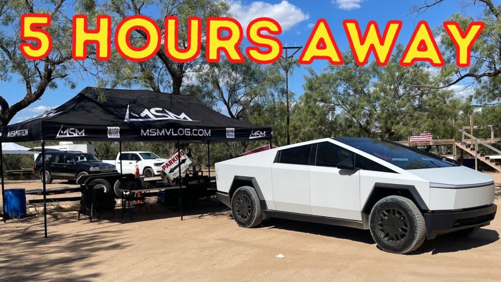 Mark Santa Maria took a Tesla Cybertruck to a big RC car race