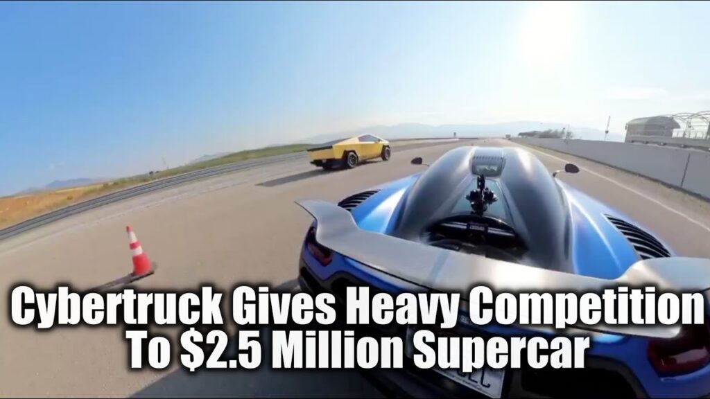 Tesla Cybertruck Gives Heavy Competition To $2.5 Million Supercar