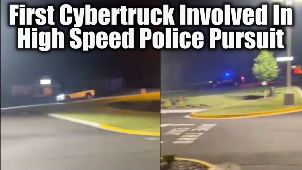 First Cybertruck Involved In High Speed Police Pursuit
