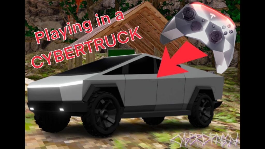 Playing Racing Games on a Cybertruck with CyberDragonVR