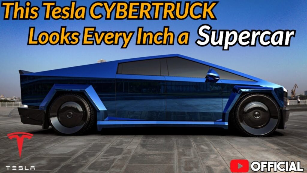 This Tesla Cybertruck Looks Every Inch a Supercar