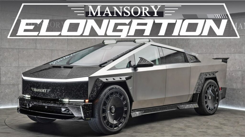 The Mansorys Elongation Tesla Cybertruck Wants All of Your Attention